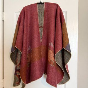 Women's Poncho Style Shawl Wrap